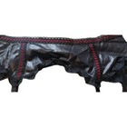 Vtg  Black Lace Garter Belt Women   s Medium Whimsygoth Red Black Undercover Wear