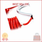 Qwork Breakaway Trailer Cable  4 Pack 4 Ft Brake Safety Cable Spring Towing Coil