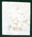 Penny Black 1840 Qv Stamp Gb Sg 2 1d Plate 1b  fc  Used Red Mx Cat   400 Redg44