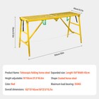Heavy Duty Portable Folding Aluminum Step Ladder  Scaffolding Platform