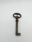 Huge Antique Vintage Key Iron Skeleton Iron Etched Key Lock Furniture Heart Rare