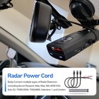 3x 16 5  Rj11 Radar Detector Hardwire Power Cord Mirror Wire Plug Tap For Escort