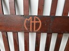Vintage Wood Slat Seat Back For Canoe Or Adirondack Guide Boat