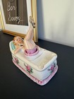 Vintage Naughty Nodder Bathing Beauty Ashtray Moving Legs Patent Tt Japan Pinup