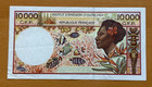 French Pacific Territories Polynesia Nd 1985 10000 Francs Nice Circulated Note