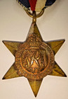 The France And Germany Star Medal Ww2 - Genuine  Canadian Mint Domed Issue