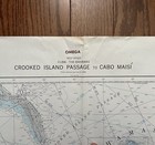 Vintage 1988 Crooked Island Passage To Cabo Maisi Nautical Chart Map- 50   x33   