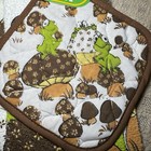 Nwt Neil The Frog Mushroom Vtg Kitchen Towels   Pot Holder Nos Kitchen Mates New
