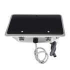 Rv Caravan Or Yacht Stainless Steel Hand Wash Basin Sink W  Lid folded Faucet