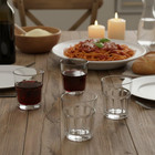 Vino Da Tavola - Stemless   Stackable Italian Wine Tumbler  4-piece Set