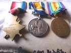 1914-15 Ww1 Medal Trio Pte S17611 J Hunter Cameron Highlanders British Army