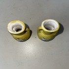 Lot Of 2 Vintage 1930   s Japan Penny Doll Bisque Miniature Figurines Vase Urn