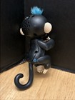 Fingerlings Interactive Baby Monkey Finn Black W Blue Hair Wowwee 2016 Works