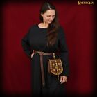 Medieval Dress Viking Renaissance Renfair Costume Women Reenactment Outfit Black