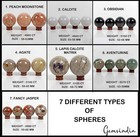 7 Kilo Natural Multi Gemstones Crystal Healing Ball  sphere Wholesale Lot  24 Pc
