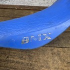 Vintage Bmx Bicycle Seat Blue Racing Plastic Saddle Old School 270g 7x7 Rails