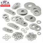 Stainless Steel Flat Washers Assortment  18-8  304  Stainless Steel  547-piece S
