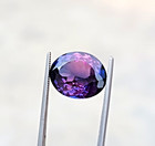 15 Ct Natural Java Plum Sapphire Oval Cut Certified Gemstone Sri Lanka Origin