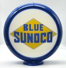 Blue Sunoco 13 5  Gas Pump Globe - Ships Fully Assembled - Ready For Your Pump 