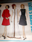 Vintage Vogue Basic Design Pattern 2067 Size 14 Cur Complete