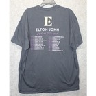 Elton John 2017 World Tour Band Concert Piano Music T-shirt Size Xl Double Sided