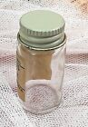 Vtg Vacagen Tablets 1-7 8  Apothecary Pharmacy Clear Glass Bottle Paper Label
