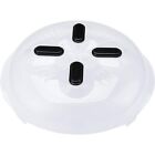2pcs Magnetic Microwave Anti Splatter Cover Plate Guard Lid With Steam Vent