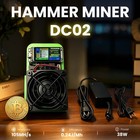 New Hammer Miner Dc02 120mh s Ltc doge 28w Miner Solo Mining Lotto Device