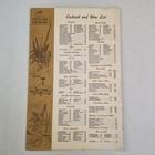 Vintage Eatons Santa Anita Menu 1960s Hotel Restaurant Lucky Baldwin Ranch