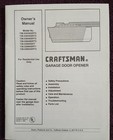 Vtg Sears Craftsman Owners Manual Garage Door Opener Models 139 53661srt3   More