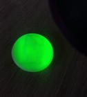 Big Cameo Button Uranium Glass  Antique Original Bohemian Art Nouveau Very Rare 