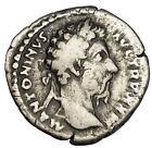Ancient Roman Empire Coin Silver Denarius Marcus Aurelius 161 180 Ad  33081