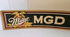 Miller Genuine Draft Beer Bar Mat Spill Mat 23 1 4    3 3 38  Vintage 