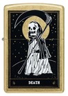 Zippo Death Card Desig Street Brass Windproof Pocket Lighter  46722