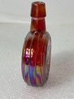 Ulysses Grant Carnival Glass Wheaton Presidential Decanter Red Iridescent