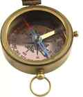 Antique Vintage Maritime Brass Compass Nautical Pocket Compass Gift