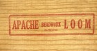 Antique Apache Bead Loom Patented 1903 Wood Loom With Beadwork Band