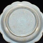 7 3  Old Antique Song Dynasty Porcelain Jun Kiln Blue Flower Mouth Brush Washer