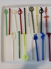 Huge Lot Of Vintage Rare Swizzle Sticks Drink Stirs Cocktail Stirrers