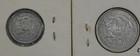 Dominican Republic 2 Coins 10   25 Centavos 8 75gm  65 Fine