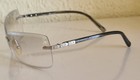 Vintage Escada Rimless Eyeglasses Frame Made In France Gold Tone Designer Glasse