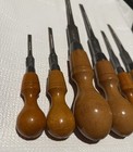Vintage Woodcraft Supply Cabinet Screwdrivers Made In England Set Of 6