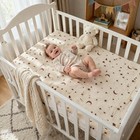 Baby Crib Sheets 2 Pcs  100  Organic Cotton Crib Sheet For Standard Crib Matt   