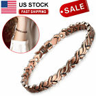 Adjustable Magnetic Therapy Bracelet Arthritis Pain Relief Copper Bangle Womens