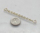 4mm Diamond Cut Cable Safety Chain With Double Clasp Lock Real 14k Yellow Gold