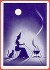 No  46 - The Railroad Vintage 60 s Gypsy Witch Fortune Telling Uspc Playing Card