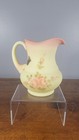 Fenton Burmese Rose Blush Uranium Glass Pitcher