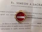 Reliquary Relic Of Saint Faustyna With Certificate 1st Class