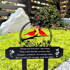 Cardinals Memorial Grave Markers For Cemetery Memorial Stakes Metal Grave Decora