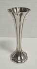 Mcm 1950 s Ianthe Silver Plate Fluted Bud Vase Made In England